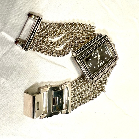 Ecclissi Analog Wristwatch 4 chains bracelet, 6” wrist size, Japan quartz  -1